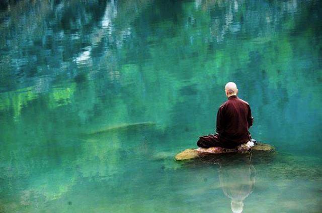 Meditazione sul lago