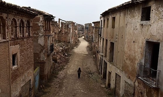 Spagna. Il borgo di Belchite che Franco volle lasciare fantasma