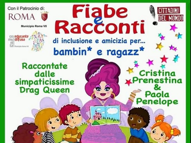 Roma Quadraro, drag queen a scuola a leggere fiabe ai bambini: è polemica - Corriere.it